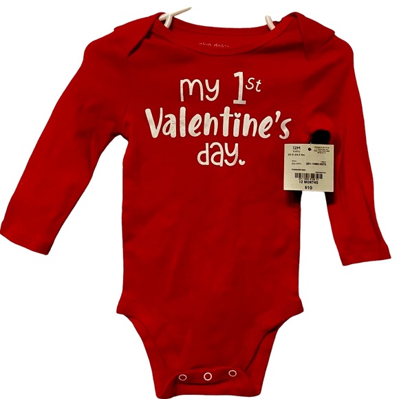 Other - Red V-day Onesies - 12months